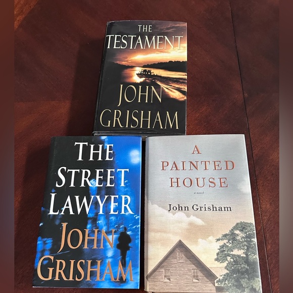 3 John Grisham Hardcover Books Street Lawyer Painted House The Testament 1st Ed - Picture 2 of 7